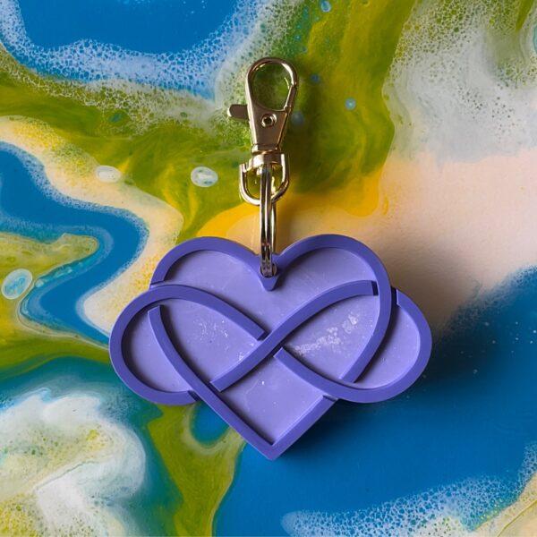 Infinity Heart Keychain #02